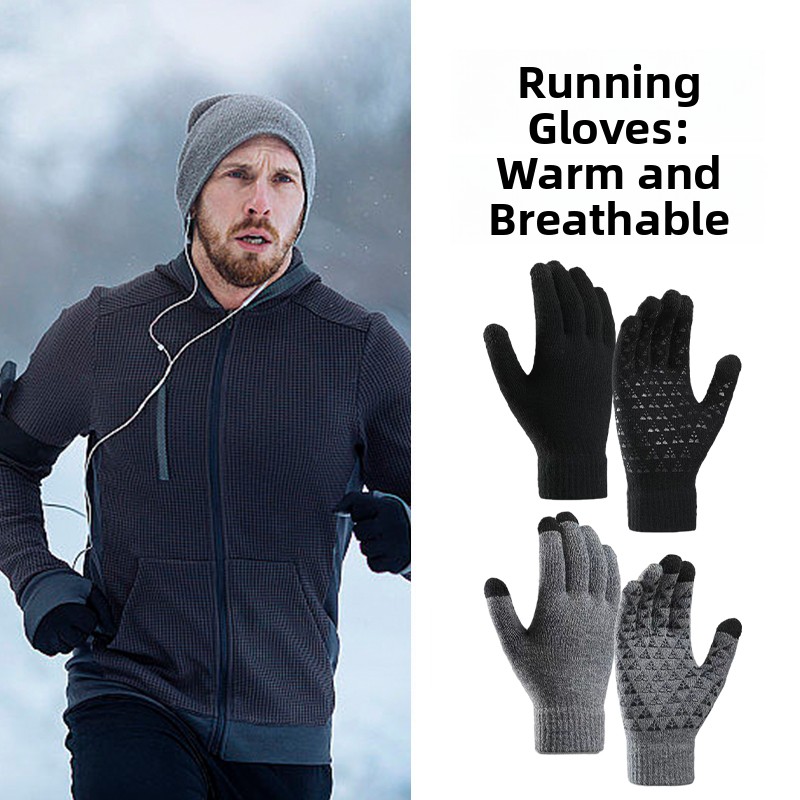 Unisex Outdoor Running Sports  - Wool Glove Lined recension och pris